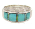 Turquoise Opal Sterling Silver Ring Size 8-3/4 PS58353